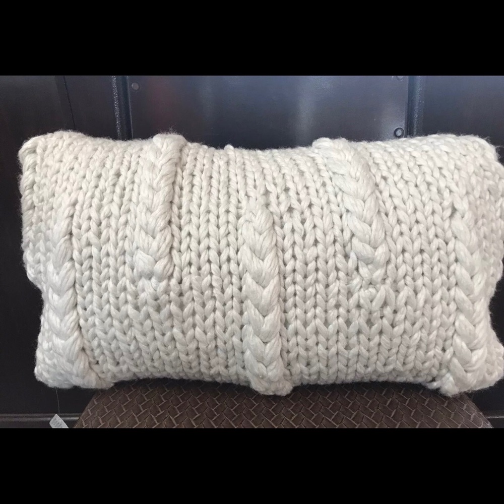 Goodness & Grace Decorative Knit Pillow.